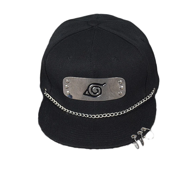 Anime Naruto Konoha Cotton Hip-hop Sun Hat Unisex Baseball Cap Cosplay Outdoor