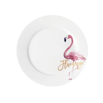 13 Inch Brief Round Plate | Ceramic Porcelain Bone China Cartoon Pink Flamingo Dish | for Food Pastry Steak Breakfast Tableware
13 Inch Brief Round Plate | Ceramic Porcelain Bone China Cartoon Pink Flamingo Dish | for Food Pastry Steak Breakfast Tableware