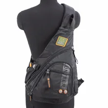 Oxford sling mochila ombro mensageiro saco de peito portátil chaleira viagem assalto único pacote traseiro cruz corpo trekking sacos(China)