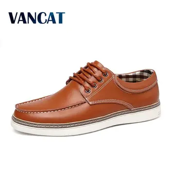 VANCAT Big Size Men Casual Leather Shoes High Quality Genuine Leather Shoes Designer Men Loafers Luxury Brand Men Flats Shoes
VANCAT Big Size Men Casual Leather Shoes High Quality Genuine Leather Shoes Designer Men Loafers Luxury Brand Men Flats Shoes