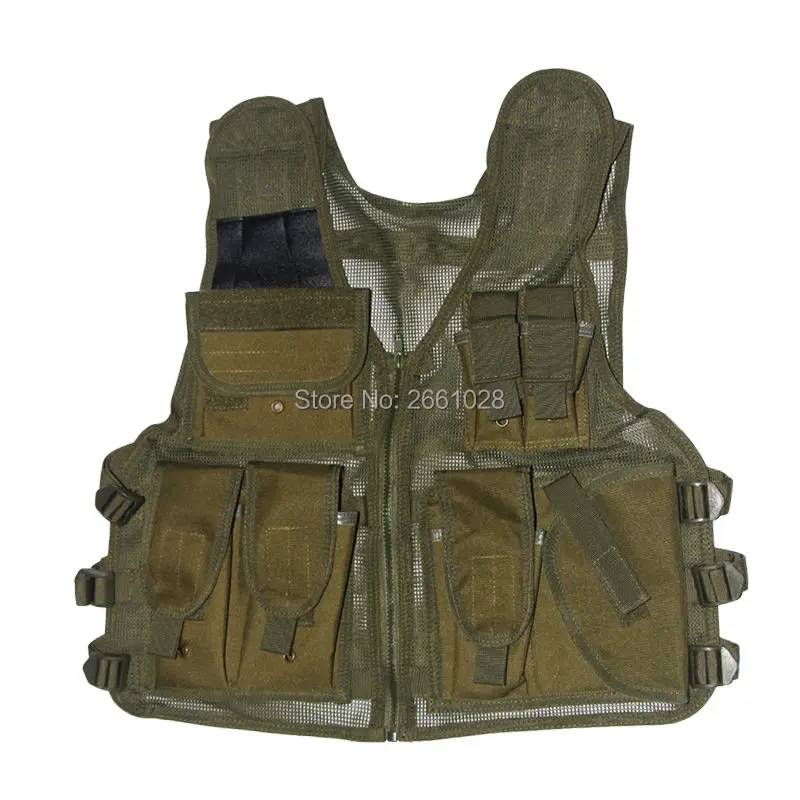 Men's Outdoor Multi-Pocket Tactical Mesh Vest Military Hunting Jacket Fishing Vests Adjustable Size 5 Colours
Men's Outdoor Multi-Pocket Tactical Mesh Vest Military Hunting Jacket Fishing Vests Adjustable Size 5 Colours