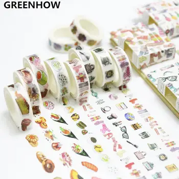 GREENHOW New Japanese paper Masking Washi tapes Beautiful cat and floral Decoration Adhesive Tapes scrapbooking stickers 3300
GREENHOW New Japanese paper Masking Washi tapes Beautiful cat and floral Decoration Adhesive Tapes scrapbooking stickers 3300
