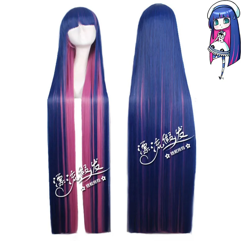 Anime Panty & Stocking with Garterbelt Cosplay Wig Anarchy 120cm Long Straight Blue Pink Costume Party Cartoon Universal wigs
Anime Panty & Stocking with Garterbelt Cosplay Wig Anarchy 120cm Long Straight Blue Pink Costume Party Cartoon Universal wigs
