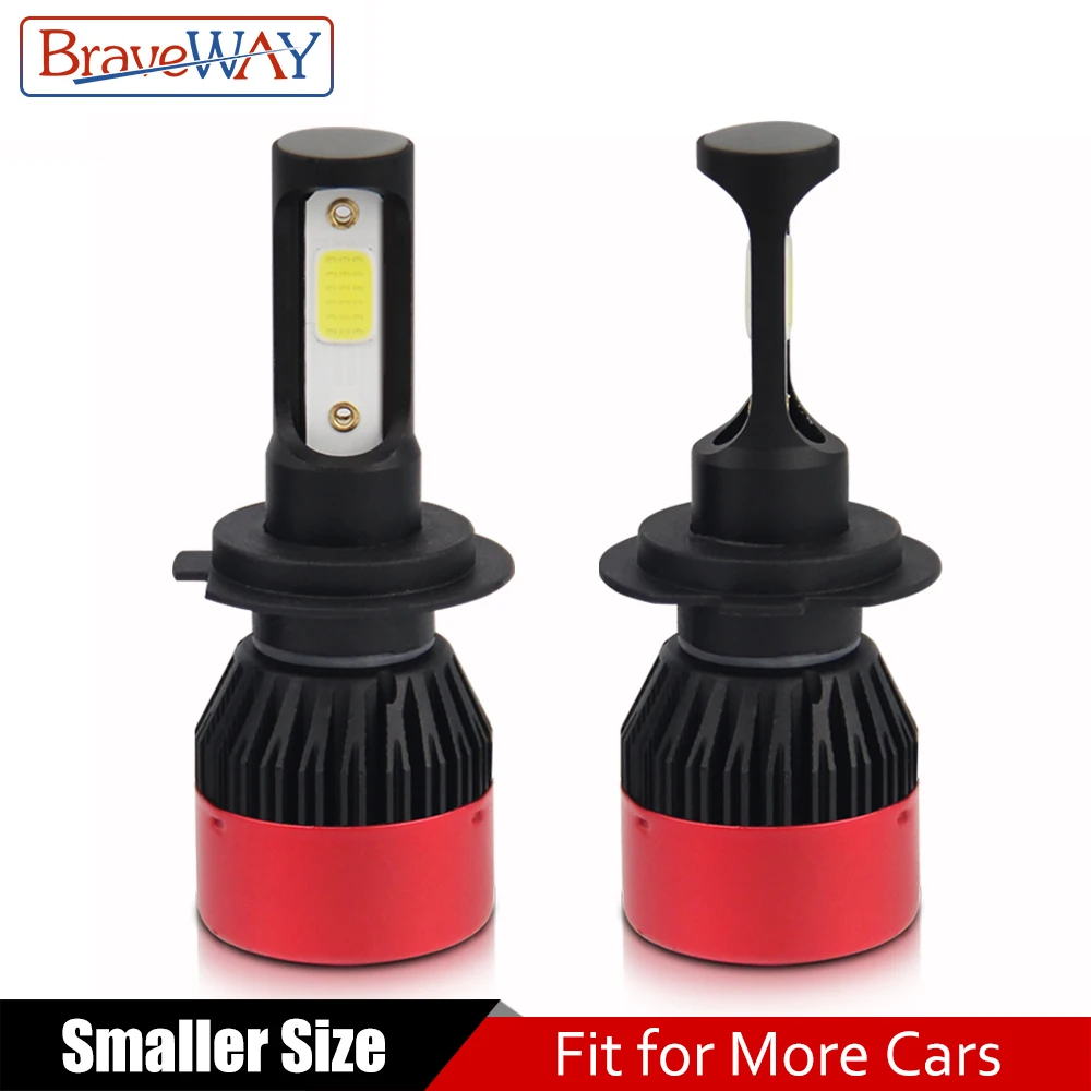 BraveWay Led Small Size Bulbs H4 Car Led Light H7 Led Dual Color Headlight Lamp H11 9005 9006 12V 24V 8000L Auto Automobiles
BraveWay Led Small Size Bulbs H4 Car Led Light H7 Led Dual Color Headlight Lamp H11 9005 9006 12V 24V 8000L Auto Automobiles