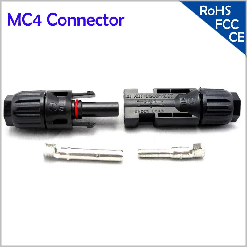 MC4 SOLAR Connectors (male+female) per pair,TUV certification, workable for line 2.5/4/6mm2 Post Free shipping!!
MC4 SOLAR Connectors (male+female) per pair,TUV certification, workable for line 2.5/4/6mm2 Post Free shipping!!