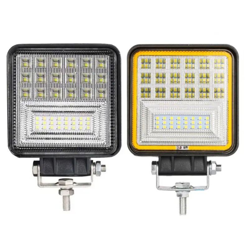 New 1 Pc 48W 126W LED Work Light With Angel Eye Light Lamp LED 4inch Vehicle Car Work Light LED Truck For SUV Car Styling
New 1 Pc 48W 126W LED Work Light With Angel Eye Light Lamp LED 4inch Vehicle Car Work Light LED Truck For SUV Car Styling