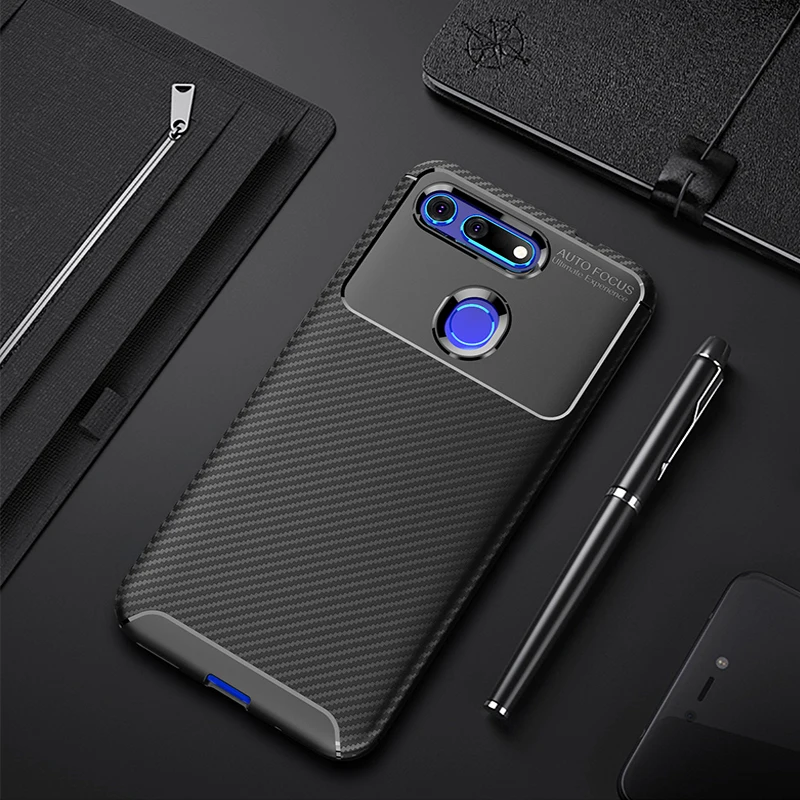 For Huawei Honor View 20 V20 Case Silicone Shell Carbon Fiber TPU Case For Huawei Honor V20 High Quality Diamond Grid Design
For Huawei Honor View 20 V20 Case Silicone Shell Carbon Fiber TPU Case For Huawei Honor V20 High Quality Diamond Grid Design