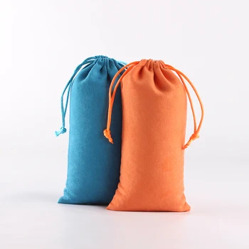 100pcs/lot 9*18cm High Quality Suede Drawstring Pouch Custom Logo Printed Wholesale Price Packing Jewelry Phone Pouch Bag
100pcs/lot 9*18cm High Quality Suede Drawstring Pouch Custom Logo Printed Wholesale Price Packing Jewelry Phone Pouch Bag