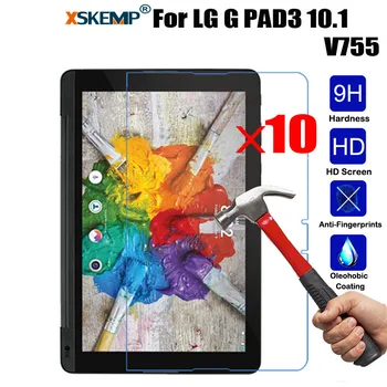 XSKEMP 10Pcs/Lot 9H Real Tempered Glass For LG G PAD3 10.1 V755 Steel Film Tablet PC Screen Protection LCD Toughened Protector
XSKEMP 10Pcs/Lot 9H Real Tempered Glass For LG G PAD3 10.1 V755 Steel Film Tablet PC Screen Protection LCD Toughened Protector