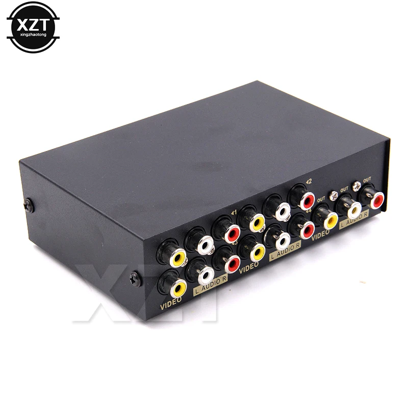 High Quality 2 4 8 ports Composite RCA AV Swithcer audio video selector switch for STB DVD HDTV
High Quality 2 4 8 ports Composite RCA AV Swithcer audio video selector switch for STB DVD HDTV