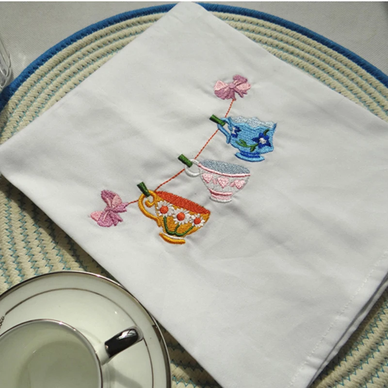 Cotton Plain Tea Towel Glass Concise Upscale Table Napkin Handmade Embroidery Wedding Serviette Super Absorbent Home Decoration
Cotton Plain Tea Towel Glass Concise Upscale Table Napkin Handmade Embroidery Wedding Serviette Super Absorbent Home Decoration