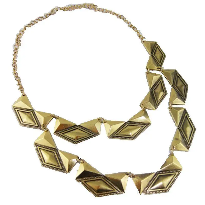 CirGen Fashion Vintage Metal Collar Necklaces Geometry Sheet Pendants Statement Choker Necklace Women Jewelry Item,AF878
CirGen Fashion Vintage Metal Collar Necklaces Geometry Sheet Pendants Statement Choker Necklace Women Jewelry Item,AF878