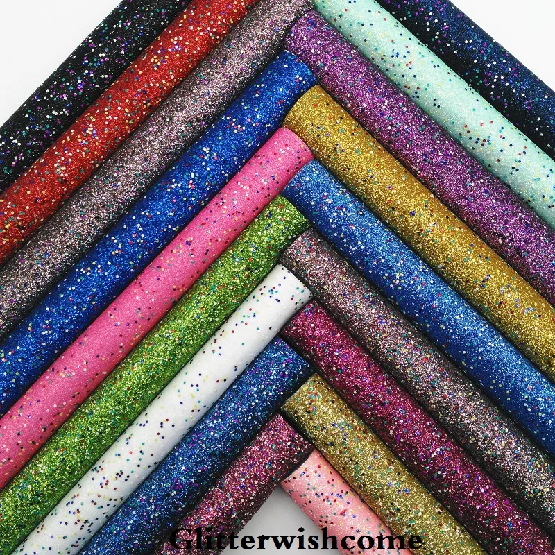 Glitterwishcome 21X29CM A4 Size Vinyl For Bows, Chunky Glitter Leather fabric Vinyl for Bows, GM076A Backing has glue staint
Glitterwishcome 21X29CM A4 Size Vinyl For Bows, Chunky Glitter Leather fabric Vinyl for Bows, GM076A Backing has glue staint