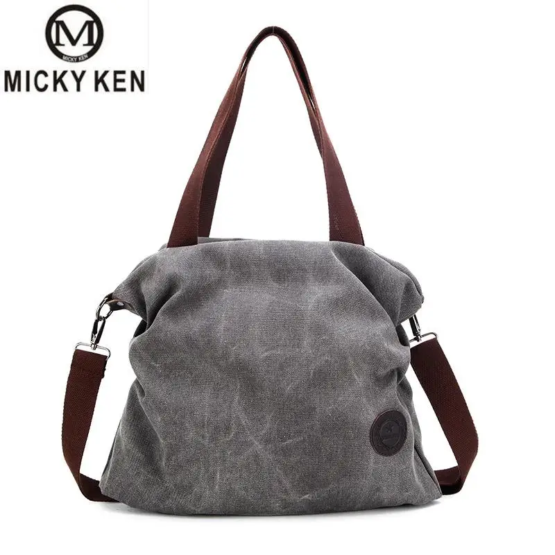 Women Bags 2019 Brand Women's Canvas Handbag High Quality Female Shoulder Bag Vintage Solid Multi-pocket Fashion Ladies Totes
Women Bags 2019 Brand Women's Canvas Handbag High Quality Female Shoulder Bag Vintage Solid Multi-pocket Fashion Ladies Totes