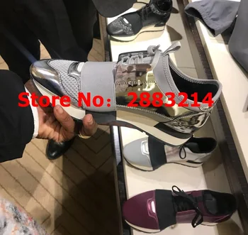 Silver Gold Patent Leather Race Runner Shoes Girls Fashion Brand Leisure Summer Shoes Lace Up Cheap Sale Man Flats Shoes Sneaker
Silver Gold Patent Leather Race Runner Shoes Girls Fashion Brand Leisure Summer Shoes Lace Up Cheap Sale Man Flats Shoes Sneaker