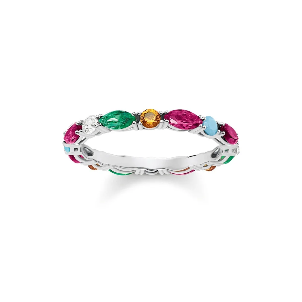 Silver Colorful Stones Royal Rings Bridal Sets Ring, 2019 European Trendy Thomas Style Ring Romantic Jewelry Good Gift for Women
Silver Colorful Stones Royal Rings Bridal Sets Ring, 2019 European Trendy Thomas Style Ring Romantic Jewelry Good Gift for Women
