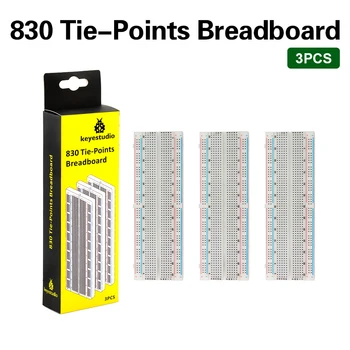 Free shipping! 3PCS HI-Q Breadboard 830 Point Solderless PCB Bread Board MB-102 Gift Box For Arduino Proto Shield DIY
Free shipping! 3PCS HI-Q Breadboard 830 Point Solderless PCB Bread Board MB-102 Gift Box For Arduino Proto Shield DIY