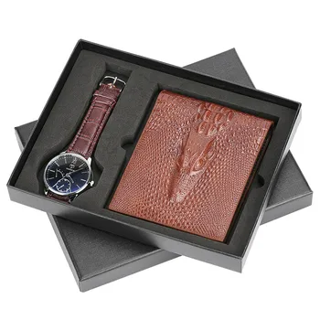 Men Watches Quartz Wristwatch Gift Sets for Mens reloj masculino PU Leather Wallet Luxury Watch Gift for Father Boyfriend reloj
Men Watches Quartz Wristwatch Gift Sets for Mens reloj masculino PU Leather Wallet Luxury Watch Gift for Father Boyfriend reloj