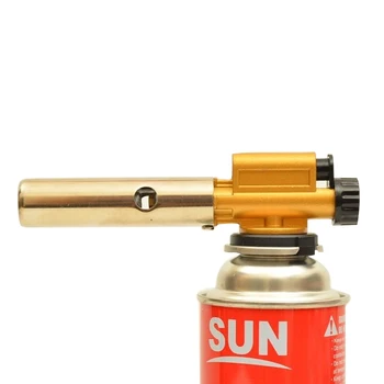 Electronic Ignition Copper Flame Gun Butane Gas Burners Maker Torch Lighter For Outdoor Camping Picnic Cooking Welding
Electronic Ignition Copper Flame Gun Butane Gas Burners Maker Torch Lighter For Outdoor Camping Picnic Cooking Welding