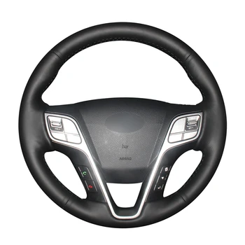DIY Black PU Micro Fiber Leather Car Steering Wheel Cover for Hyundai Santa Fe 2013-2018 ix45 2013 2014 2015 2016 Accessories
DIY Black PU Micro Fiber Leather Car Steering Wheel Cover for Hyundai Santa Fe 2013-2018 ix45 2013 2014 2015 2016 Accessories