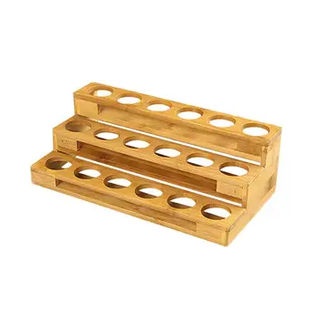 18 Slots 30ml Bamboo Essential Oil Bottle Display Stand Multi-level Ladder Type Essential Oil Storage Boxes
18 Slots 30ml Bamboo Essential Oil Bottle Display Stand Multi-level Ladder Type Essential Oil Storage Boxes