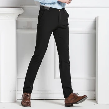 Autumn Black and Blue mens Suit Trousers Small Stretch Men pants Business Casual Suit Pants men 28-38 Size
Autumn Black and Blue mens Suit Trousers Small Stretch Men pants Business Casual Suit Pants men 28-38 Size