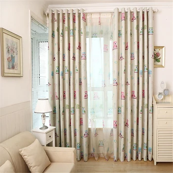 New Style Cartoon Print Owl blockout Window Curtain Thicken Fabric Curtain Eyelet 32
New Style Cartoon Print Owl blockout Window Curtain Thicken Fabric Curtain Eyelet 32