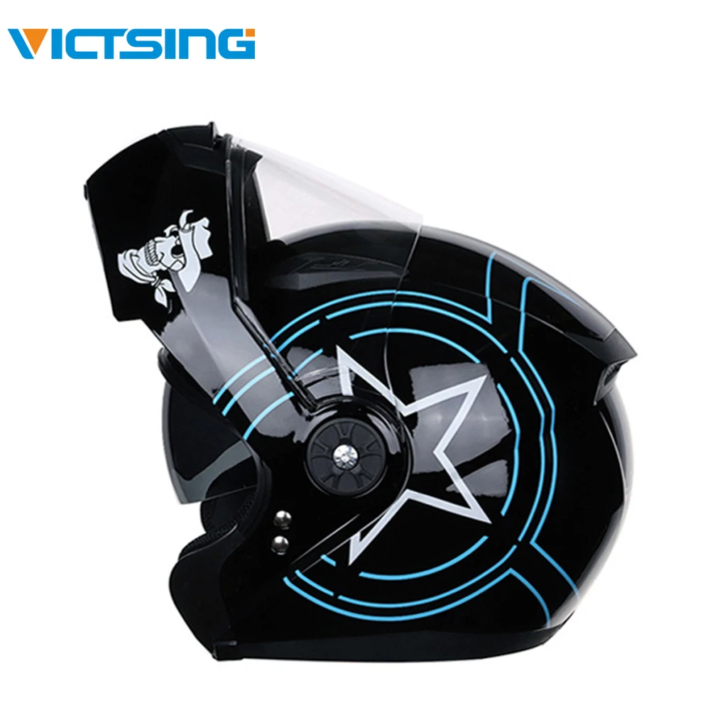 VicTsing Motorcycle Helmet Full Face with Sun Visor Double Lenses Motocross Racing Helmet Capacete Motocross Off Road 57-64cm
VicTsing Motorcycle Helmet Full Face with Sun Visor Double Lenses Motocross Racing Helmet Capacete Motocross Off Road 57-64cm