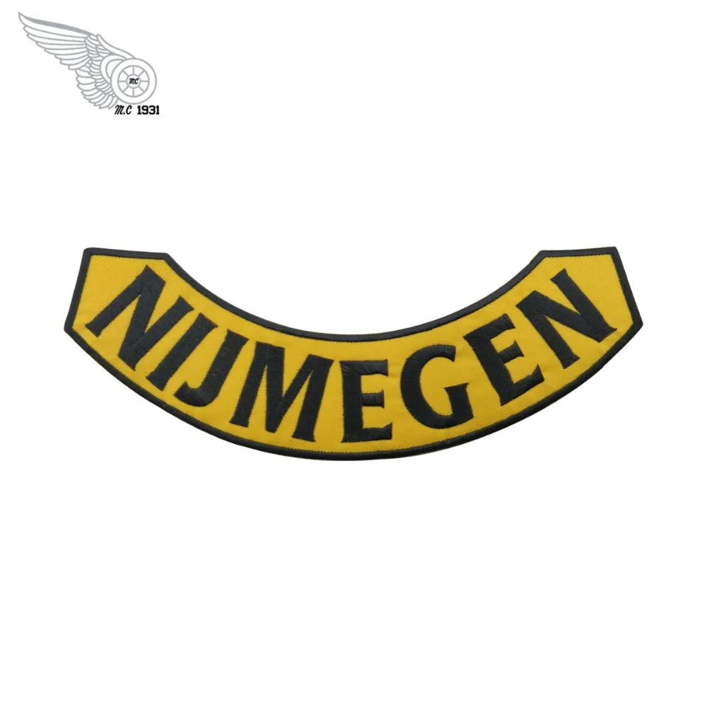 Nijmegen patch embroidery iron on custom patches applique for jacket rocker funk cool stickers free shipping (1)
