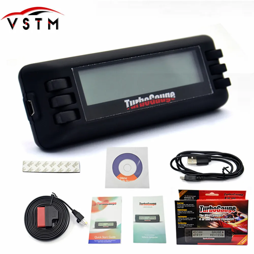 Turbogauge IV 4-in-1 Vehicle Computer OBDII/EOBD car trip computer Digital Gauges scan gauge car scan tool Free Shipping
Turbogauge IV 4-in-1 Vehicle Computer OBDII/EOBD car trip computer Digital Gauges scan gauge car scan tool Free Shipping