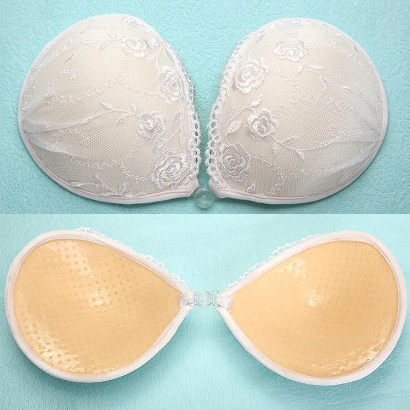 2020 Women Bra Wedding Dresses Silicone Invisible Underwear Bras White