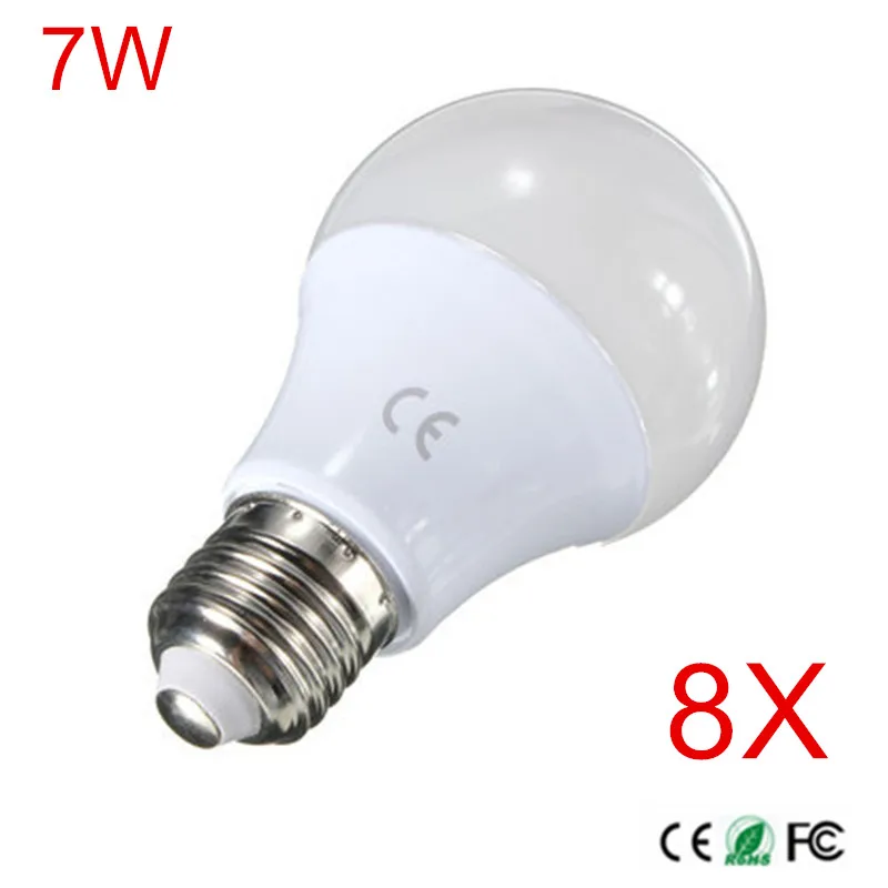 8Pcs super bright E27 7W 110V-240V led bulb lamp 14leds 2835 SMD for hous lighting free shipping
8Pcs super bright E27 7W 110V-240V led bulb lamp 14leds 2835 SMD for hous lighting free shipping