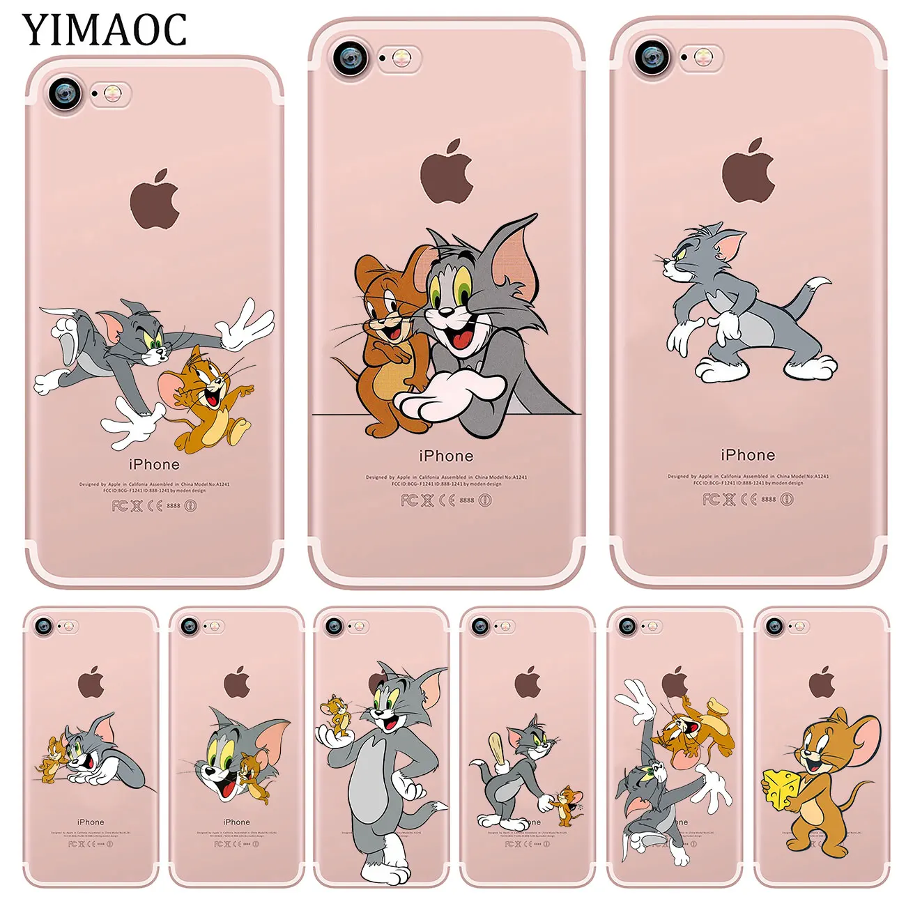YIMAOC Cartoon Tom And Jerry Soft Silicone Phone Shell Case for iPhone X XS Max XR 5 5S SE 6 6S 7 8 Plus 10 TPU Cover
YIMAOC Cartoon Tom And Jerry Soft Silicone Phone Shell Case for iPhone X XS Max XR 5 5S SE 6 6S 7 8 Plus 10 TPU Cover