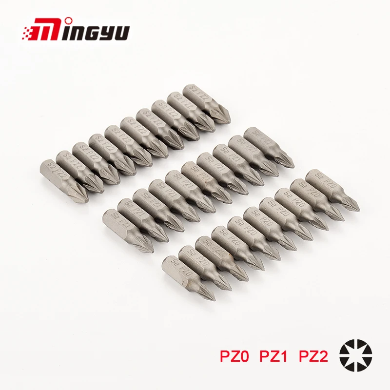 10pcs 25mm S2 Alloy Steel Pozidriv Bits 1/4 Inch 6.35mm Hex Shank PZ0 PZ1 PZ2 PZ3 Anti Slip Electric Screwdriver Pozi Bit Set
10pcs 25mm S2 Alloy Steel Pozidriv Bits 1/4 Inch 6.35mm Hex Shank PZ0 PZ1 PZ2 PZ3 Anti Slip Electric Screwdriver Pozi Bit Set