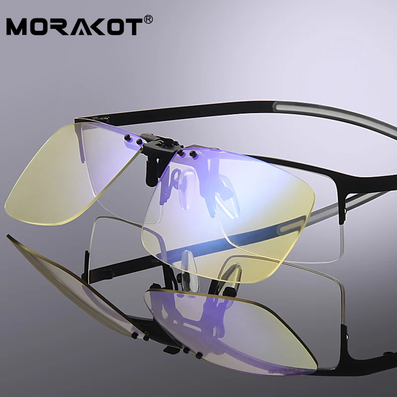 MORAKOT Anti Blue Rays Computer Goggles Glasses Clip Eye Protect Day And Night Radiation-resistant Anti-blue Eyewear JP01282
MORAKOT Anti Blue Rays Computer Goggles Glasses Clip Eye Protect Day And Night Radiation-resistant Anti-blue Eyewear JP01282