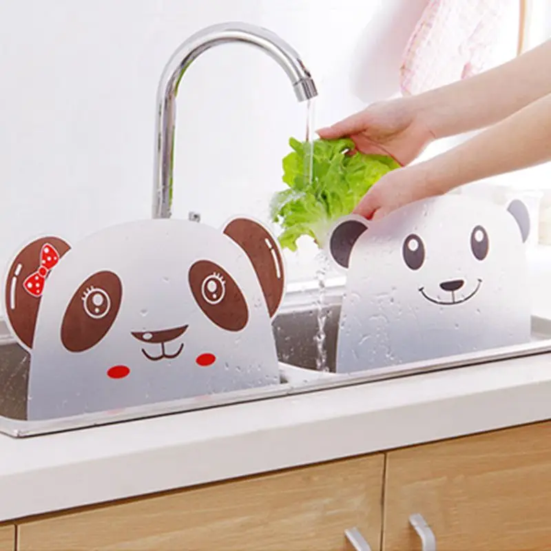 1pc Cute Panda Shape Sink Water Splash Pool Impermeable Baffle Plate Gadget Suction Cups Rack Kitchen Accessories Plastic Shelf
1pc Cute Panda Shape Sink Water Splash Pool Impermeable Baffle Plate Gadget Suction Cups Rack Kitchen Accessories Plastic Shelf