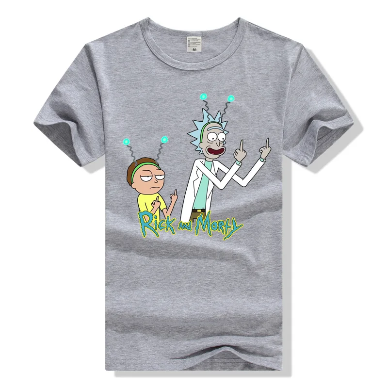 Rick and Morty Middle Finger T-shirt