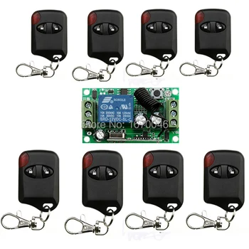 DC 12V 10A 1CH 315MHz/433MHZ Wireless RF Remote Control Switch 8* cat eye Transmitter+ 1*Receiver lamp/ window/Garage Doors
DC 12V 10A 1CH 315MHz/433MHZ Wireless RF Remote Control Switch 8* cat eye Transmitter+ 1*Receiver lamp/ window/Garage Doors