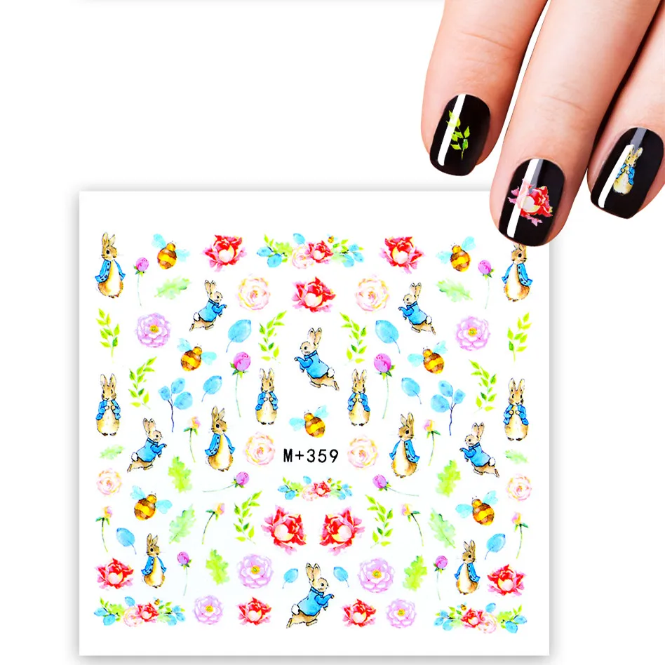 1 Sheet Nail Art Water Transfer Beauty Rabbit Designs Nail Sticker Nail Decorations for Manicure Patch DIY
1 Sheet Nail Art Water Transfer Beauty Rabbit Designs Nail Sticker Nail Decorations for Manicure Patch DIY