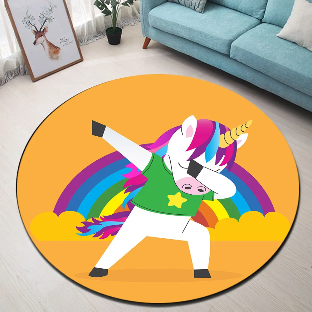 Rainbow Cute Unicorn Yellow Round Memory Foam Area Rug And Carpet for Kids Home Living Room Bedroom Cushion Bathroom Floor Mat
Rainbow Cute Unicorn Yellow Round Memory Foam Area Rug And Carpet for Kids Home Living Room Bedroom Cushion Bathroom Floor Mat