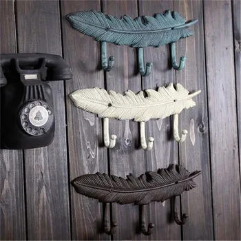 33CM retro metal cast iron feather hook bar cafe wall decoration creative clothing luggage hook K006
33CM retro metal cast iron feather hook bar cafe wall decoration creative clothing luggage hook K006