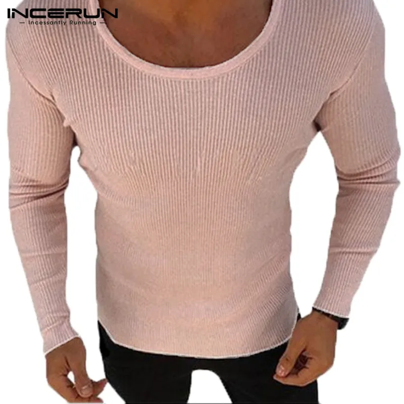 INCERUN Fashion Men Sweaters Long Sleeve Autumn Winter Male Tops Clothes Muscle Tee Slim Fitness Joggers Bodybuilding Hombre Tee
INCERUN Fashion Men Sweaters Long Sleeve Autumn Winter Male Tops Clothes Muscle Tee Slim Fitness Joggers Bodybuilding Hombre Tee