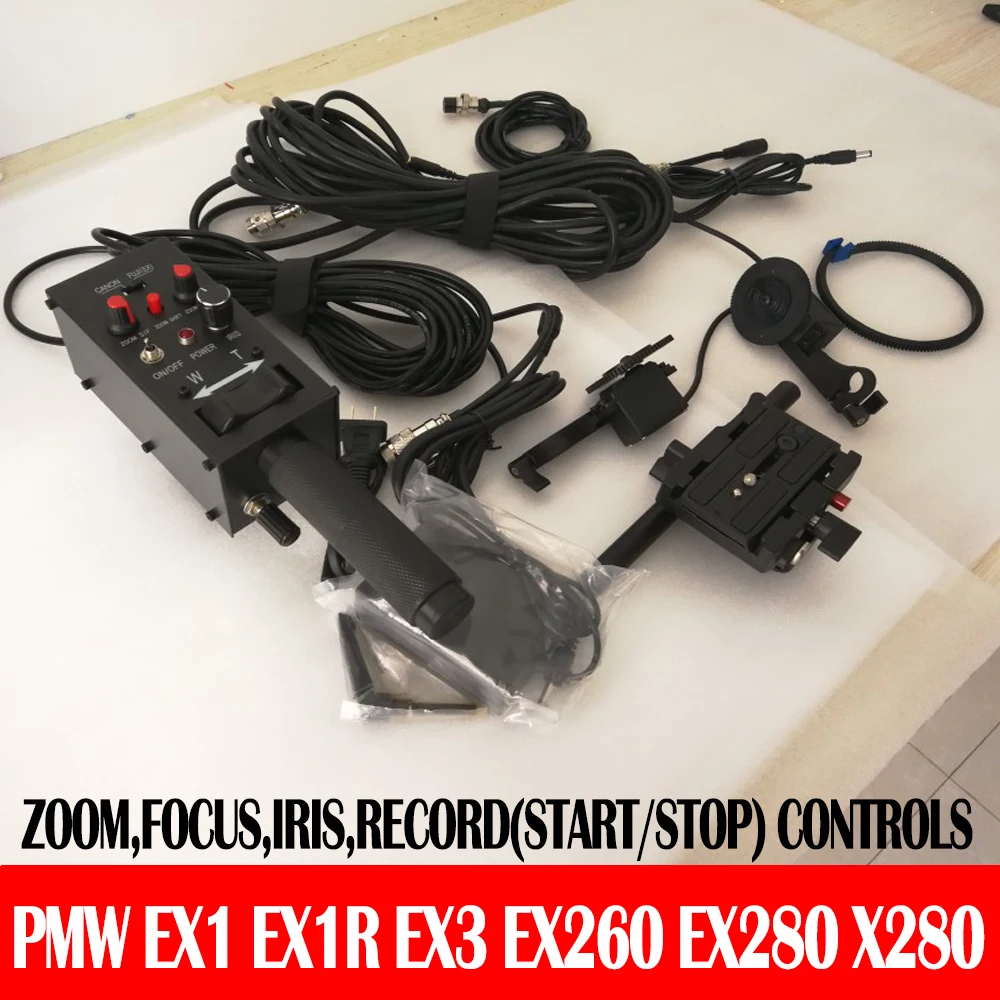 Pro Camcorder controller with REC iris focus zoom control for PMW EX1 EX1R EX3 EX260 EX280 X280 from SONY for Camera Jib Crane
Pro Camcorder controller with REC iris focus zoom control for PMW EX1 EX1R EX3 EX260 EX280 X280 from SONY for Camera Jib Crane