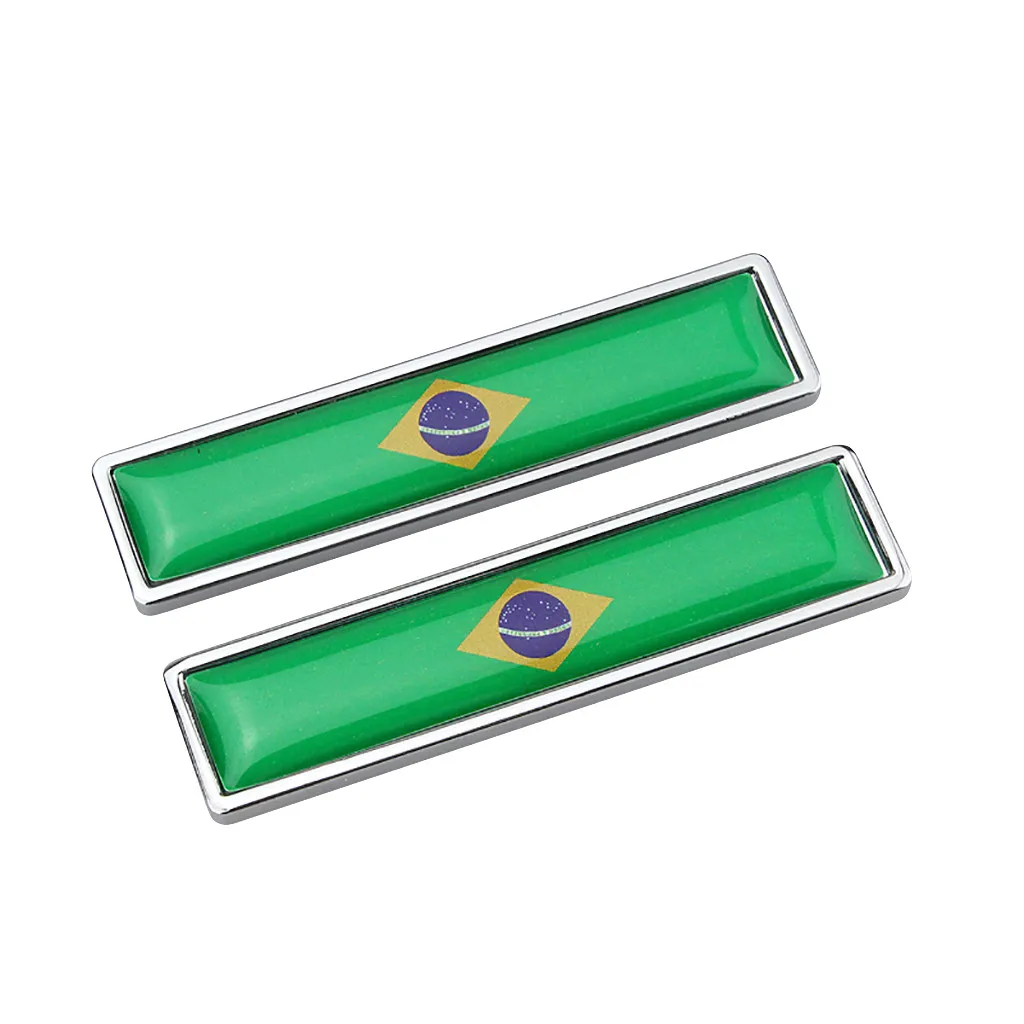 2PCS CARPRIE Car Stickers DIY metal car sticker Exterior Accessories Flag symbolizes car title - Brazil National flag Apl17
2PCS CARPRIE Car Stickers DIY metal car sticker Exterior Accessories Flag symbolizes car title - Brazil National flag Apl17