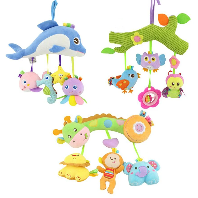 New Baby Toys for Stroller Animal Doll Crib Hanging Teethers Mobile Rattles on the Bed Newborn Babies Educational Toys A051-30
New Baby Toys for Stroller Animal Doll Crib Hanging Teethers Mobile Rattles on the Bed Newborn Babies Educational Toys A051-30