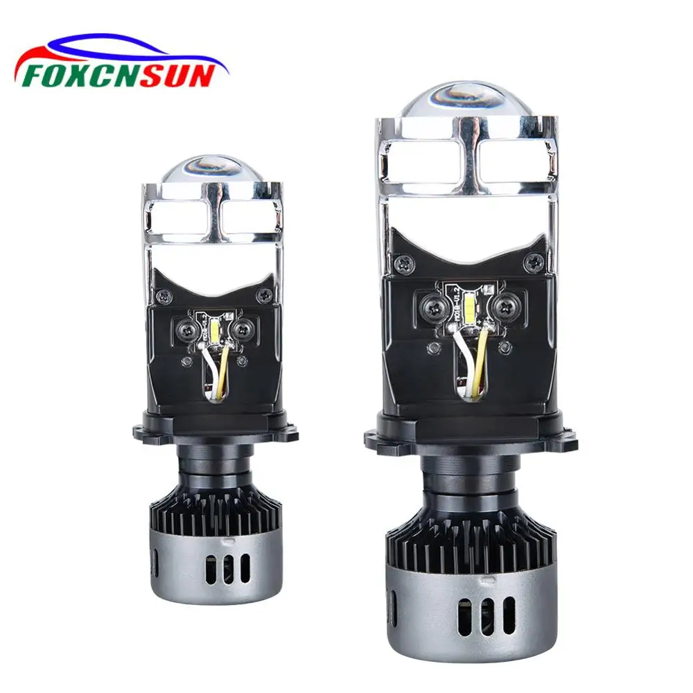2pcs H4 LED hi-lo mini projector lens headlight for car clear beam pattern 12V 6500k no astigmatic problem lifetime warranty
2pcs H4 LED hi-lo mini projector lens headlight for car clear beam pattern 12V 6500k no astigmatic problem lifetime warranty