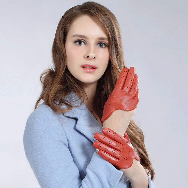 NEW 2020 Genuine Leather Women Gloves Female Dance Performance Breathable Hole Half Palm Sheepskin Gloves Fashion Trend 0666
NEW 2020 Genuine Leather Women Gloves Female Dance Performance Breathable Hole Half Palm Sheepskin Gloves Fashion Trend 0666