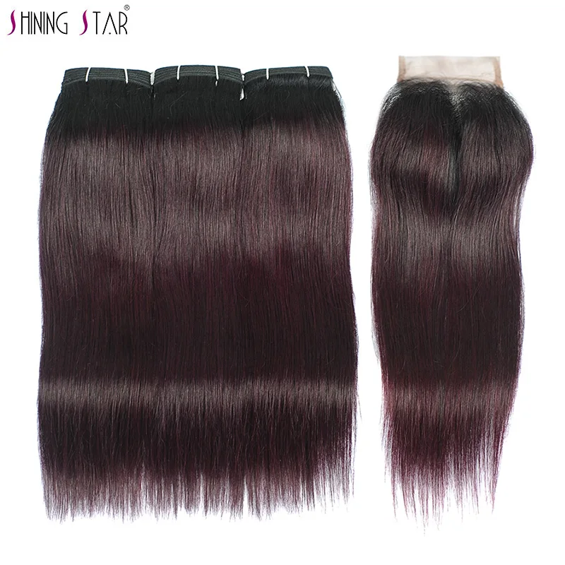 Grape Purple 3 Straight Bundles With Closure Dark Red Peruvian Ombre Bundles With Closure Human Hair Weave Shining Star Non Remy
Grape Purple 3 Straight Bundles With Closure Dark Red Peruvian Ombre Bundles With Closure Human Hair Weave Shining Star Non Remy