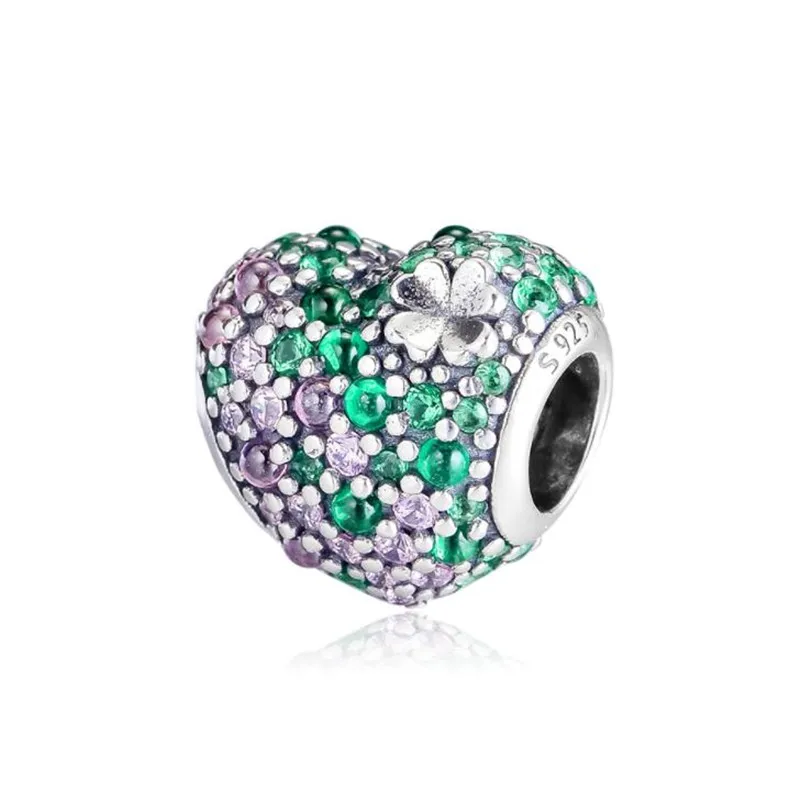 PANDULASO 2019 Spring Gleaming Clover Heart Charm Bead Fits Pandora Bracelets Original 925 Sterling Silver Women DIY Jewelry
PANDULASO 2019 Spring Gleaming Clover Heart Charm Bead Fits Pandora Bracelets Original 925 Sterling Silver Women DIY Jewelry