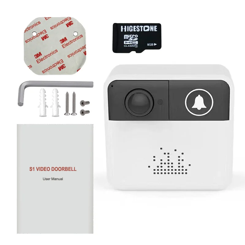 Higestone Video Doorbell Wireless with built-in 8GB card Outdoor ring bell Battery Monitor Viewer IR Night Vision APP Control
Higestone Video Doorbell Wireless with built-in 8GB card Outdoor ring bell Battery Monitor Viewer IR Night Vision APP Control